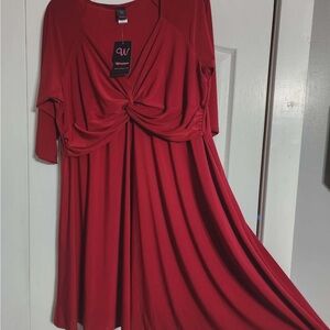 Women's Red Maxi Dress “W” Wrapper from Kohl’s